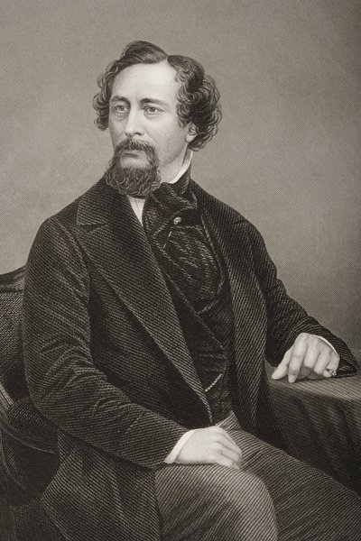 Charles John Huffam Dickens, Engraved by D.J. Pound from a Photograph, from 